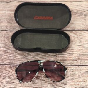 Carrera Unisex Carrera Champion Sunglasses/Ac Mauve Horn /Pink Marbled Print